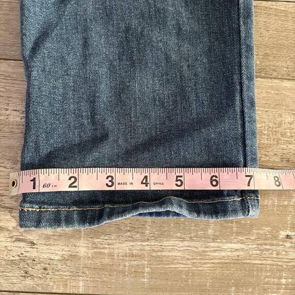 L.T.J. Letter to Juliet Jeans Romeo High Rise Straight Leg Sz 26 Denim USA Made - Picture 10 of 11